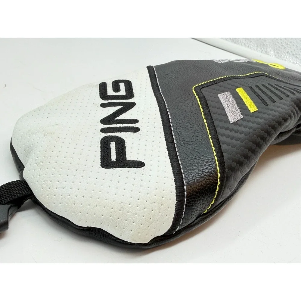 PING G430 Fairway Wood Headcover Golf Black White Chartreuse Adjustable Tag OEM